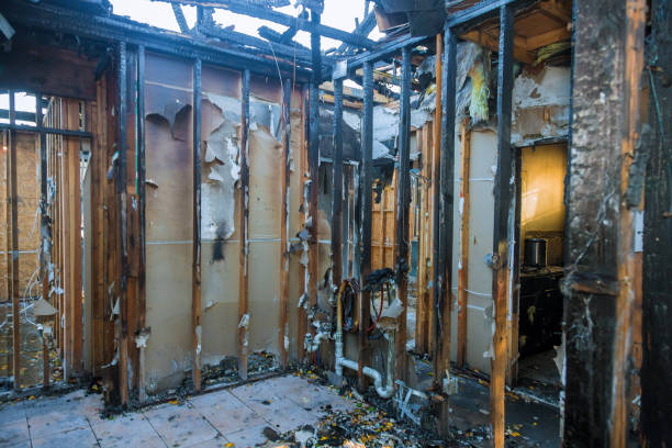 Professional Fire Damage Repair technician working in Chamblee, GA